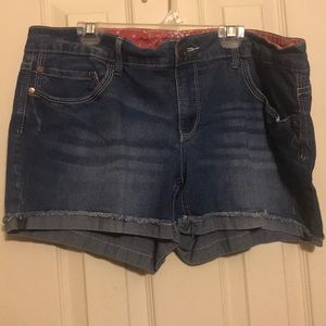 Denim shorts